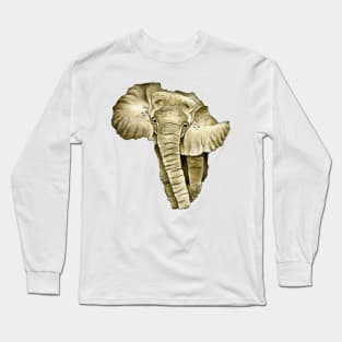 African Continent Long Sleeve T-Shirt